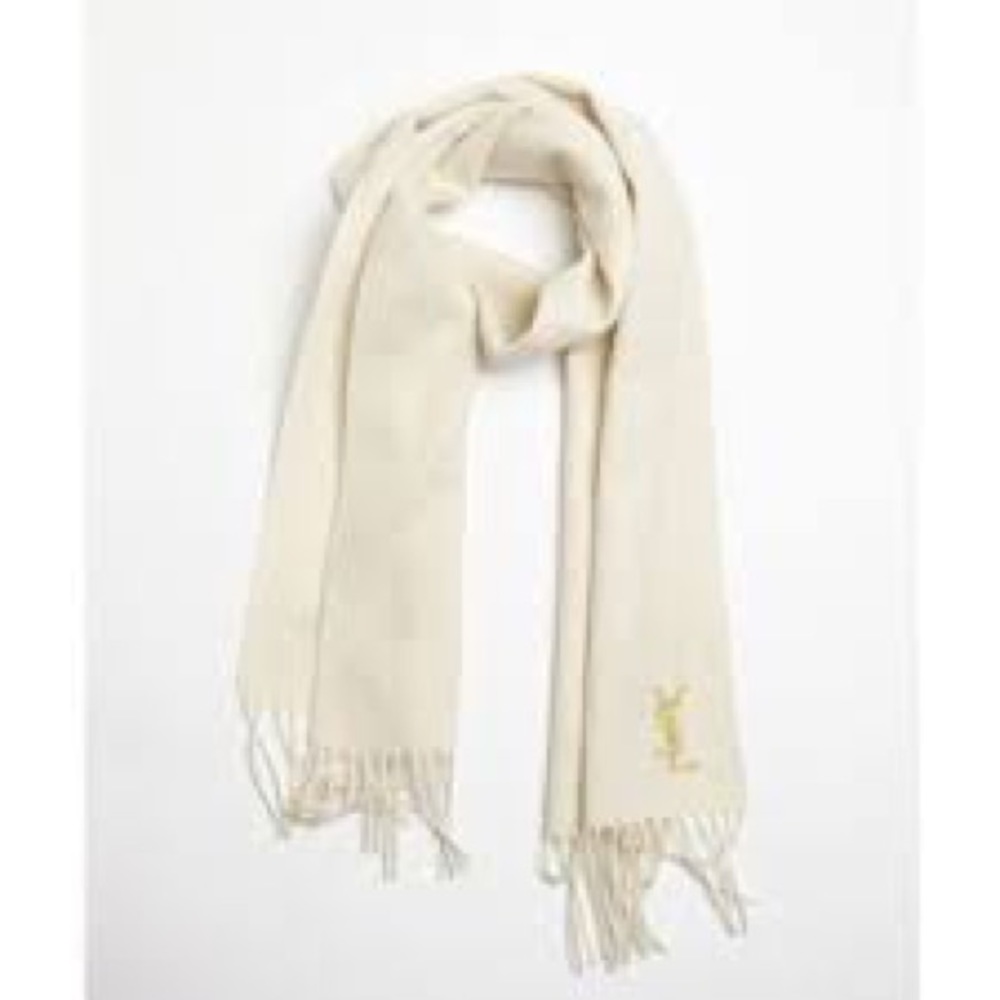 NEW Yves Saint Laurent wool/cashmere scarf YSL- Authentic!